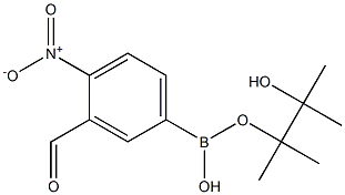 2-硝基-5-(4,4,5,5-四甲基-1,3,2-二氧硼杂环戊烷-2-基)苯甲醛