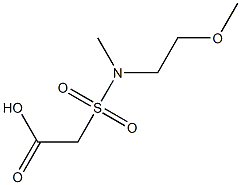 {[(2-Methoxyethyl)(methyl)amino]sulfonyl}acetic acid