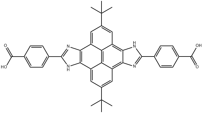 [Benzoic acid, 4,4'-[2,8-bis(1,1-dimethylethyl)-4,10-dihydropyreno[4,5-d:9,10-d']diimidazole-5,11-diyl]bis-]