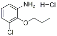 3-CHLORO-2-PROPOXY-PHENYLAMINE HYDROCHLORIDE