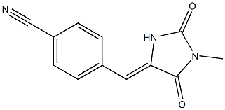 4-[(Z)-(1-methyl-2,5-dioxoimidazolidin-4-ylidene)methyl]benzonitrile