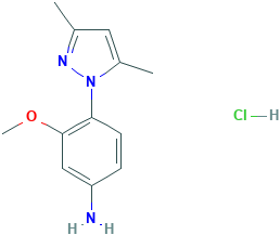 4-(3,5-Dimethyl-pyrazol-1-yl)-3-methoxy-phenylamine hydrochloride