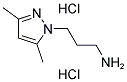 3-(3,5-DIMETHYL-PYRAZOL-1-YL)-PROPYLAMINE DI-HYDROCHLORIDE