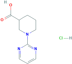 1-(Pyrimidin-2-yl)piperidine-3-carboxylic acid hydrochloride