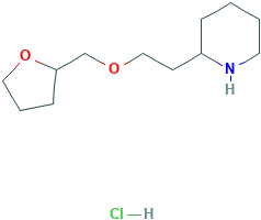 2-[2-(Tetrahydro-2-furanylmethoxy)ethyl]piperidine hydrochloride