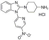 1-[1-(5-Nitro-pyridin-2-yl)-1H-benzoiMidazol-2-yl]-piperidin-4-ylaMine hydrochloride, 98+% C17H19ClN6O2, MW: 374.83