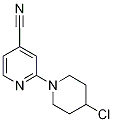 2-(4-chloropiperidin-1-yl)isonicotinonitrile, 98+% C11H12ClN3, MW: 221.69