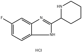 6-fluoro-2-piperidin-2-yl-1H-benzimidazole:dihydrochloride