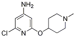 2-chloro-6-(1-methylpiperidin-4-yloxy)pyridin-4-amine