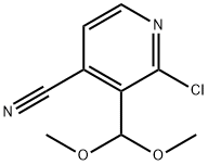 2-Chloro-3-(dimethoxymethyl)isonicotinonitrile