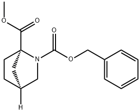 2-Azabicyclo[2.2.1]heptane-1,2-dicarboxylic acid, 1-methyl 2-(phenylmethyl) ester, (1R,4S)-