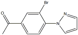 1-(3-溴-4-(1H-吡唑-1-基)苯基)乙烷-1-酮