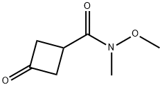 Cyclobutanecarboxamide, N-methoxy-N-methyl-3-oxo-