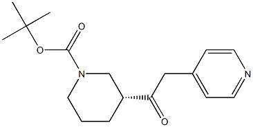 3-[2-4-Pyridinyl)acetyl]-piperidine-1-carboxylic acid tert-butyl ester