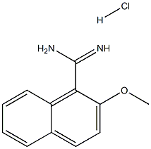 1-Naphthalenecarboximidamide, 2-methoxy-, hydrochloride (1:1)