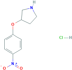 3-(4-NITRO-PHENOXY)-PYRROLIDINE HYDROCHLORIDE