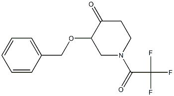 3-(benzyloxy)-1-(2,2,2-trifluoroacetyl)piperidin-4-one