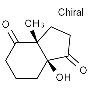 (±)-顺-6-羟基-1-甲基双环[4,3,0]壬烷-2,7-二酮