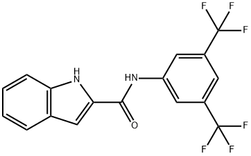 1H-Indole-2-carboxamide, N-[3,5-bis(trifluoromethyl)phenyl]-