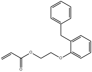 2-propenoic acid,2-[2-(phenylmethyl)phenoxy]ethylester