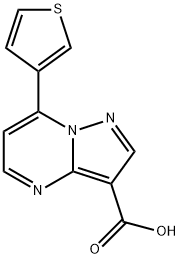 Pyrazolo[1,5-a]pyrimidine-3-carboxylic acid, 7-(3-thienyl)-