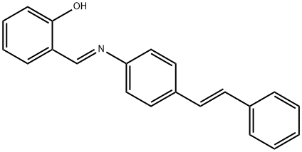 2-[(E)-({4-[(E)-2-Phenylethenyl]phenyl}imino)methyl]phenol