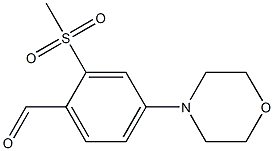 2-(Methylsulfonyl)-4-morpholinobenzaldehyde