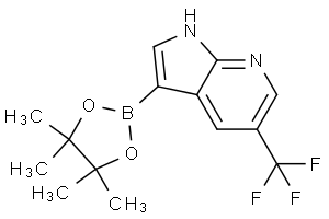 3-(4,4,5,5-四甲基- 1,3,2 -二氧硼戊环- 2 -基)-5-(三氟甲基)-1H -吡咯并[2,3 - B]吡啶