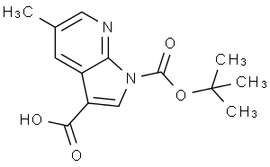 1-(tert-Butoxycarbonyl)-5-methyl-1H-pyrrolo-[2,3-b]pyridine-3-carboxylic acid