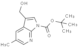 tert-Butyl 3-(hydroxymethyl)-5-methyl-1H-pyrrolo[2,3-b]pyridine-1-carboxylate