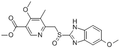 2-[(4-METHOXY-5-METHOXYCARBONYL-3-METHYL-2-PYRIDINYL)-METHYLSULFINYL]-5-METHOXYBENZIMIDAZOLE