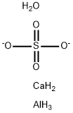 Aluminum calcium oxide sulfate (Al2Ca6O6(SO4)3)