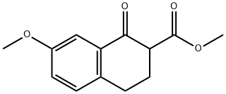 2-Naphthalenecarboxylic acid, 1,2,3,4-tetrahydro-7-methoxy-1-oxo-, methyl ester