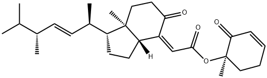 Acetic acid, 2-[(1R,3aR,7aR)-octahydro-7a-methyl-5-oxo-1-[(1R,2E,4R)-1,4,5-trimethyl-2-hexen-1-yl]-4H-inden-4-ylidene]-, (1R)-1-methyl-2-oxo-3-cyclohexen-1-yl ester, (2Z)-