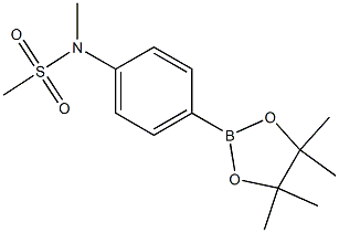 N-methyl-N-(4-(4,4,5,5-tetramethyl-1,3,2-dioxaborolan-2-yl)phenyl)methanesulfonamide