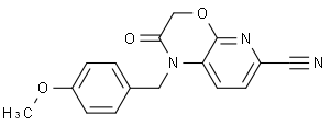 1-(4-Methoxybenzyl)-2-oxo-2,3-dihydro-1H-pyrido[2,3-b][1,4]oxazine-6-carbonitrile