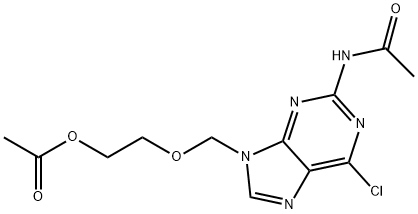 N-[9-[[2-(ACETYLOXY)ETHOXY]METHYL]-6-CHLORO-9H-PURIN-2-YL]ACETAMIDE