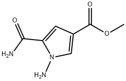 1H-Pyrrole-3-carboxylic acid, 1-amino-5-(aminocarbonyl)-, methyl ester