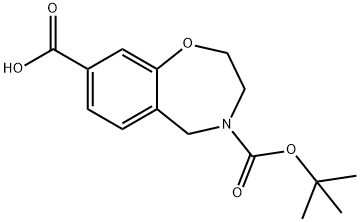 4-[(tert-butoxy)carbonyl]-2,3,4,5-tetrahydro-1,4-benzoxazepine-8-carboxylic acid