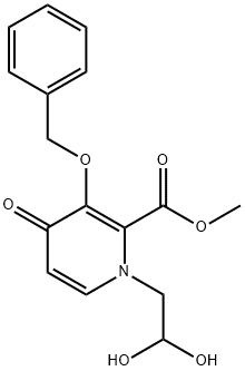 methyl 3-(benzyloxy)-1,4-dihydro-1-(2,2-dihydroxyethyl)-4-oxopyridine-2-carboxylate