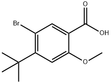 Benzoic acid, 5-bromo-4-(1,1-dimethylethyl)-2-methoxy-