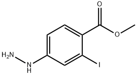 Benzoic acid, 4-hydrazinyl-2-iodo-, methyl ester