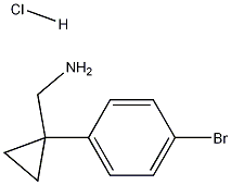 (1-(4-bromophenyl)cyclopropyl)methanamine hydrochloride