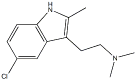 2-(5-chloro-2-methyl-1H-indol-3-yl)-N,N-dimethylethanamine