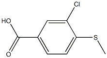 3-Chloro-4-(methylsulfanyl)benzoic acid