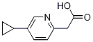 2-(5-Cyclopropylpyridin-2-yl)acetic acid