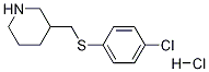 3-(((4-Chlorophenyl)thio)Methyl)piperidine hydrochloride