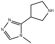 4H-1,2,4-Triazole, 4-methyl-3-(3-pyrrolidinyl)-