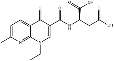 D-Aspartic acid, N-[(1-ethyl-1,4-dihydro-7-methyl-4-oxo-1,8-naphthyridin-3-yl)carbonyl]-