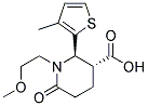 (2R,3R)-1-(2-METHOXYETHYL)-2-(3-METHYL-2-THIENYL)-6-OXOPIPERIDINE-3-CARBOXYLIC ACID